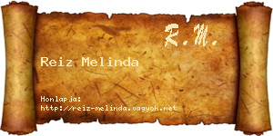 Reiz Melinda névjegykártya